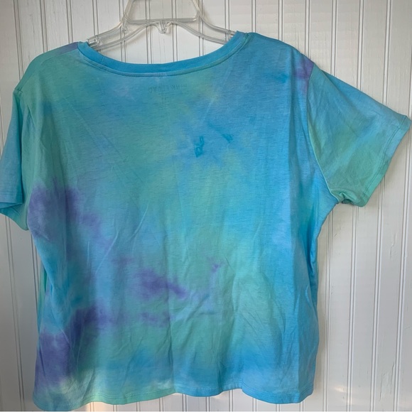 Pink Floyd (XXL =19) The Dark Side of the Moon Tie-Dyed Purple,Blue & Lime Green - Picture 5 of 5